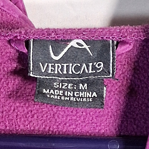 Vertical 9 Women's Med. Violet/Purple Full Zip Lightweight Hooded Jacket - Picture 7 of 10